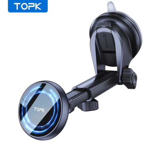 TOPK Fits MagSafe Car Mount for Universal Dashboard,