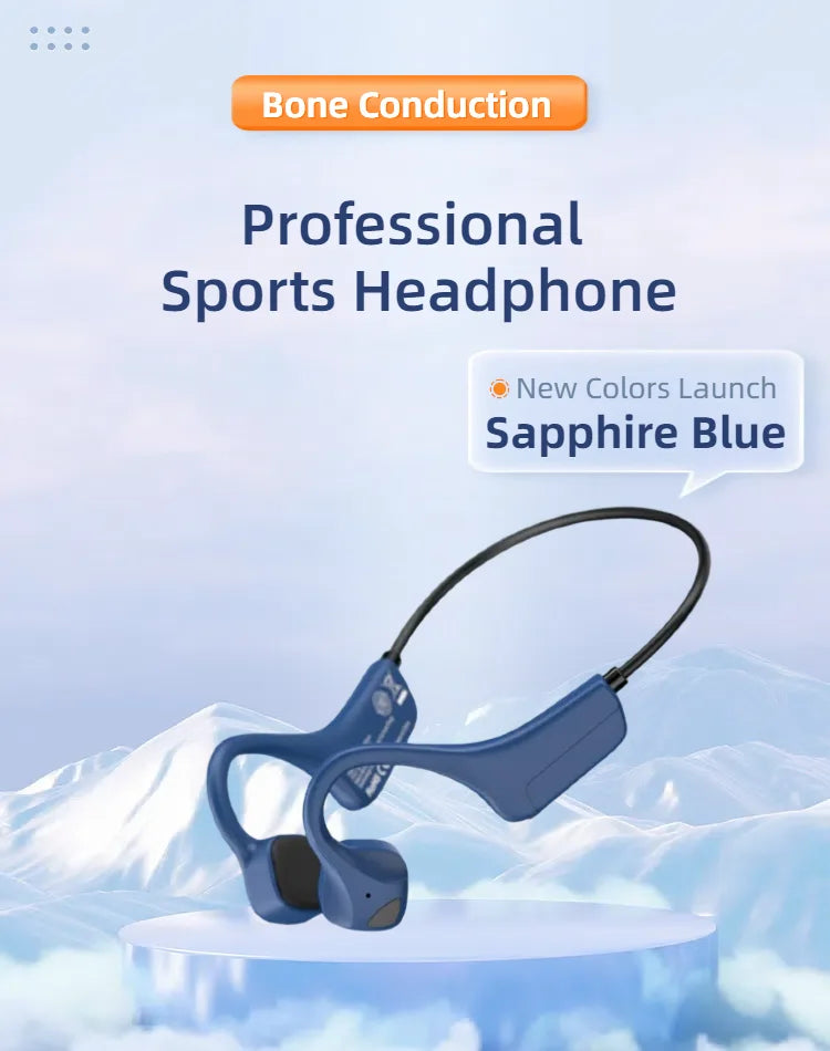 JCI Bone Conduction Headphones Titanium Lightweight