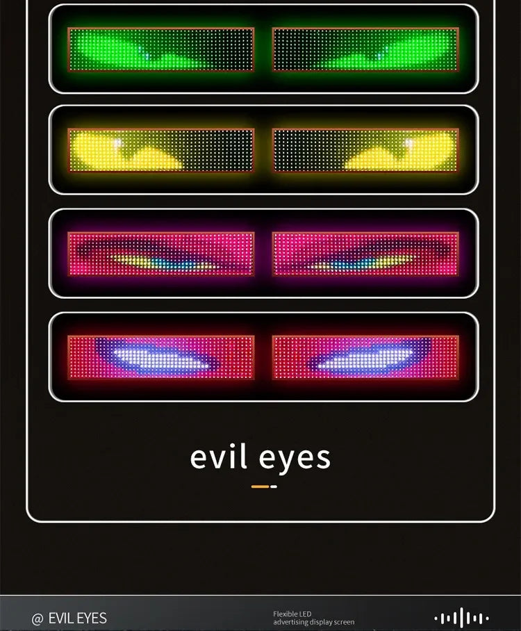 2M Devil‘s Eyes LED Matrix Panel Screen Light Remote Control