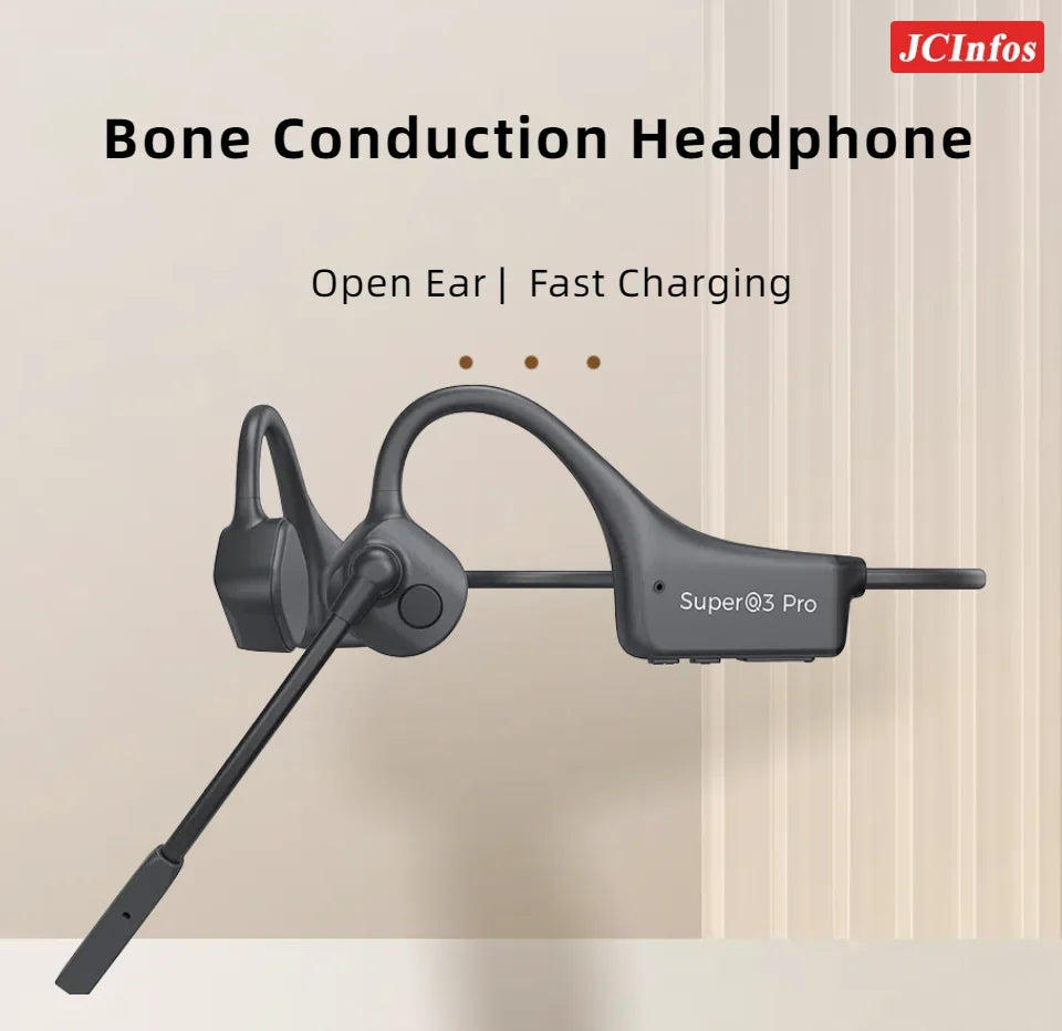 Super Q3 & Lite Pro Wireless Bone Conduction with Microphone