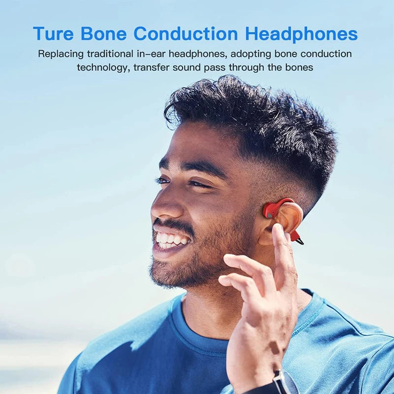 JCI Bone Conduction Headphones Titanium Lightweight