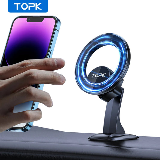 TOPK for MagSafe Car Phone Holder Strong Magnet