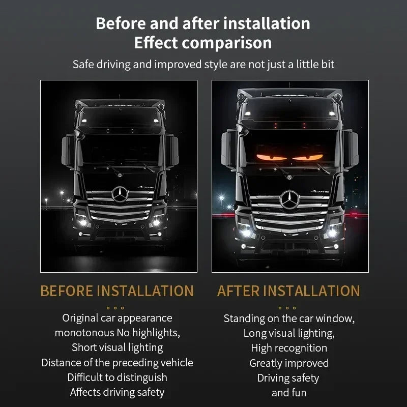 2M Devil‘s Eyes LED Matrix Panel Screen Light Remote Control