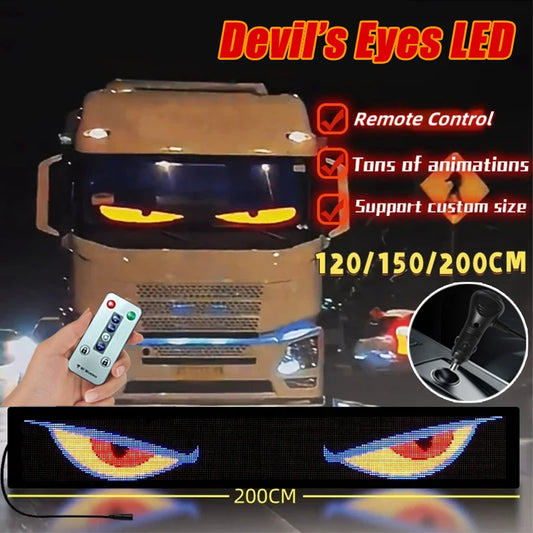 2M Devil‘s Eyes LED Matrix Panel Screen Light Remote Control