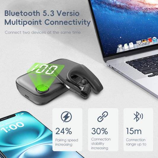 Newest K30 Wireless Earphones Bluetooth 5.3 Dual Mic Noise Cancelling