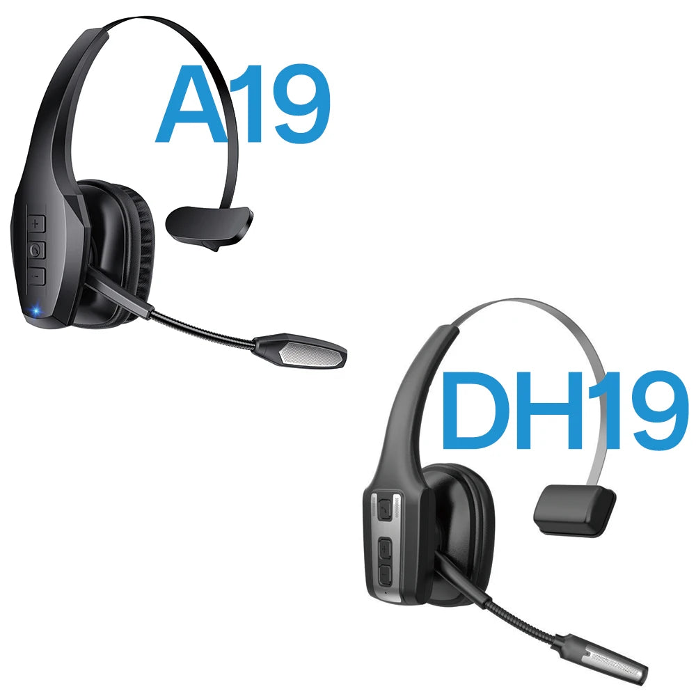 Trucker Bluetooth Headset, Wireless Headset with Mic