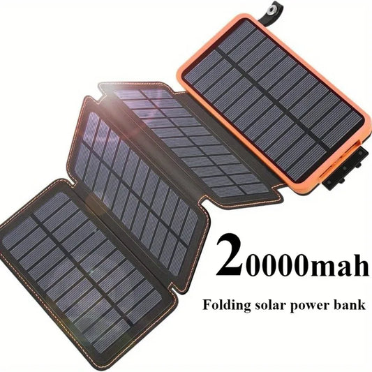 20000mAh Waterproof Solar Powerbank Outdoor Camping