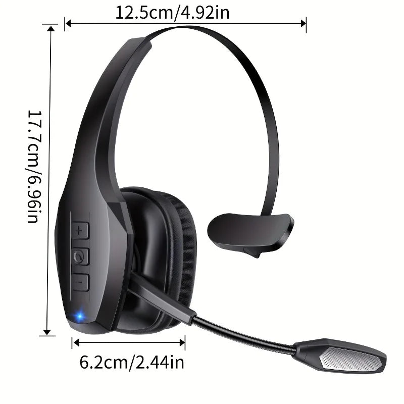Trucker Bluetooth Headset with 55H of Talk Time All-Day Comfort