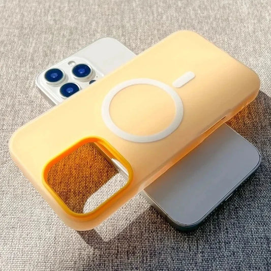 Luxury Candy Magsafe Wireless Charge Matte Phone Case For iPhone