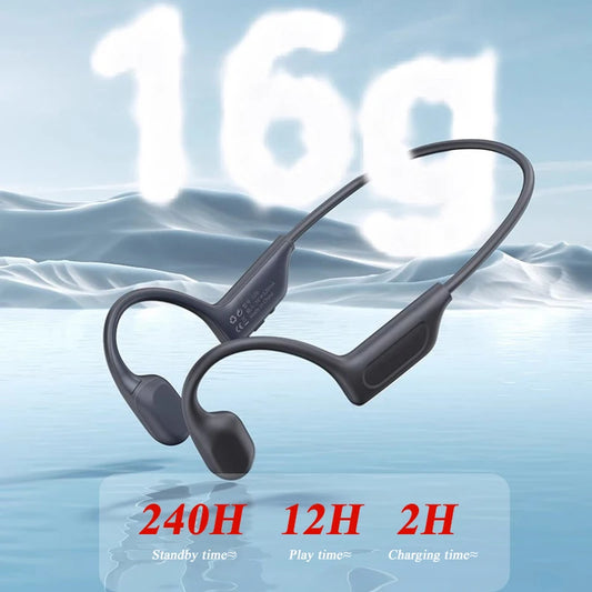G06 Bone Conduction Bluetooth Earphones Waterproof Dual Mic Noise Reduction