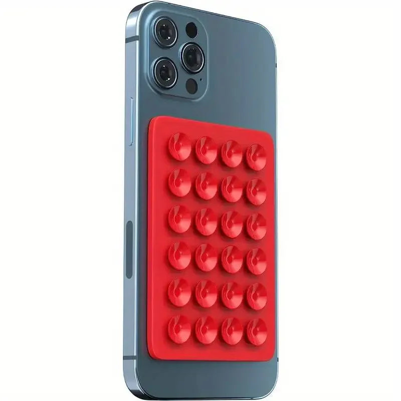 Mat Multifunctional Suction Cup Wall Stand Square Anti-Slip Single-Sided Case Mount Back Sticker