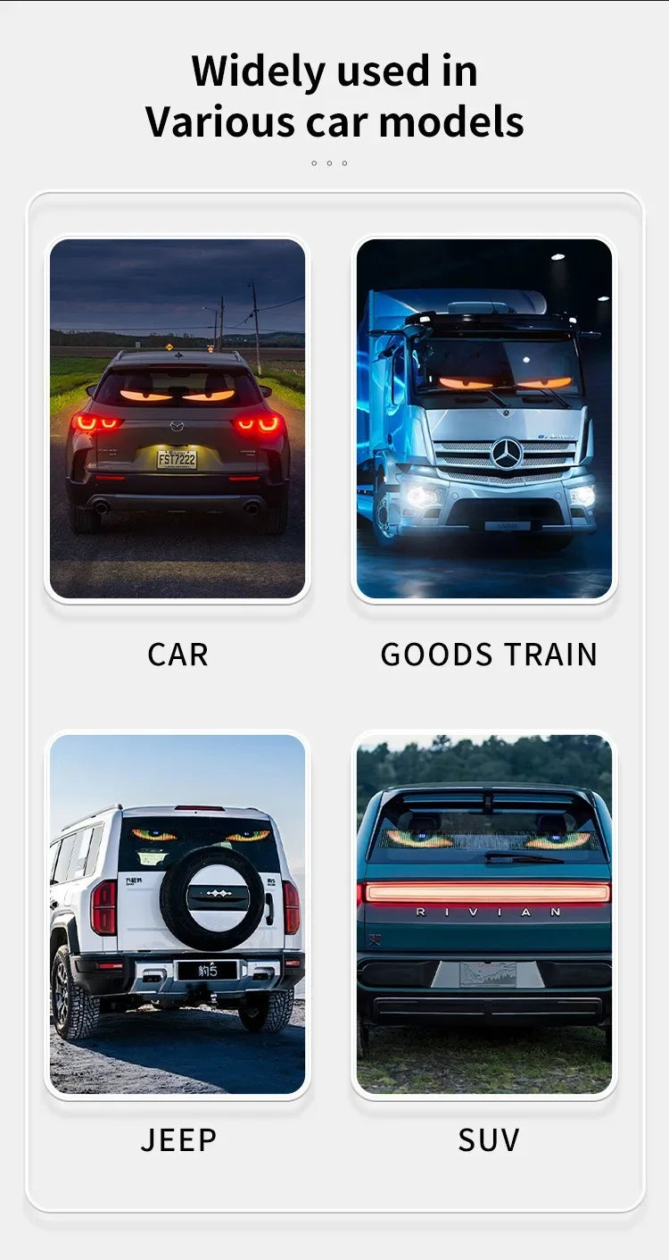 2M Devil‘s Eyes LED Matrix Panel Screen Light Remote Control