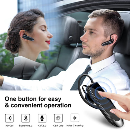 New Bee LC-B41 Bluetooth Wireless Headset V5. with Mic 24Hrs Talking Time