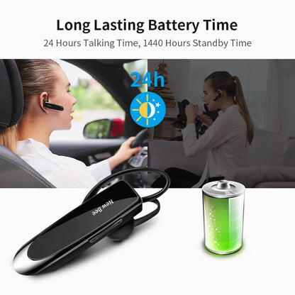 New Bee LC-B41 Bluetooth Wireless Headset V5. with Mic 24Hrs Talking Time