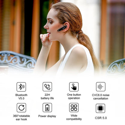 New Bee LC-B41 Bluetooth Wireless Headset V5. with Mic 24Hrs Talking Time