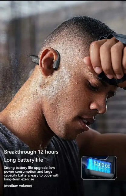 G06 Bone Conduction Bluetooth Earphones Waterproof Dual Mic Noise Reduction