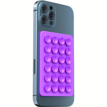 Mat Multifunctional Suction Cup Wall Stand Square Anti-Slip Single-Sided Case Mount Back Sticker