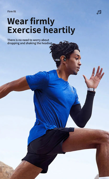 Xiaomi X7 Wireless Bone Conduction Earphone Sport Bluetooth Compatible Memory Card Digital Display With Mic For Sports Earbuds