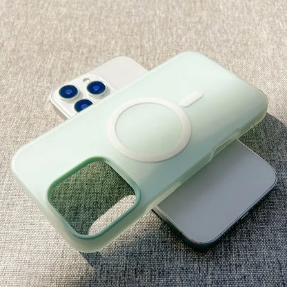 Luxury Candy Magsafe Wireless Charge Matte Phone Case For iPhone