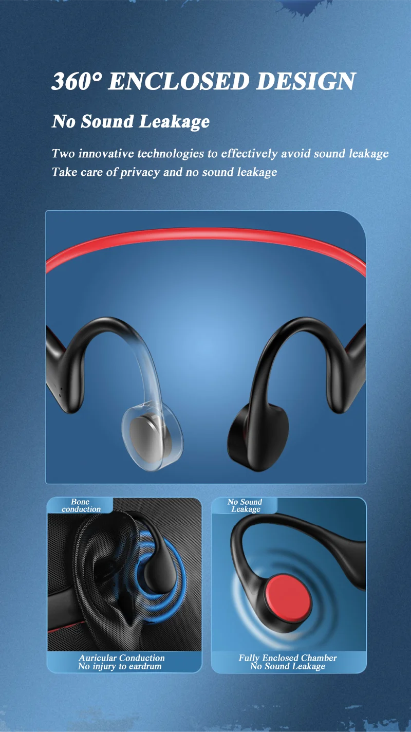 IPX8 Waterproof Bone Conduction