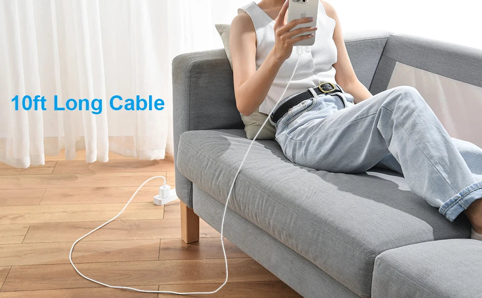 3 Pack 20W USB C Charger Block and Type C