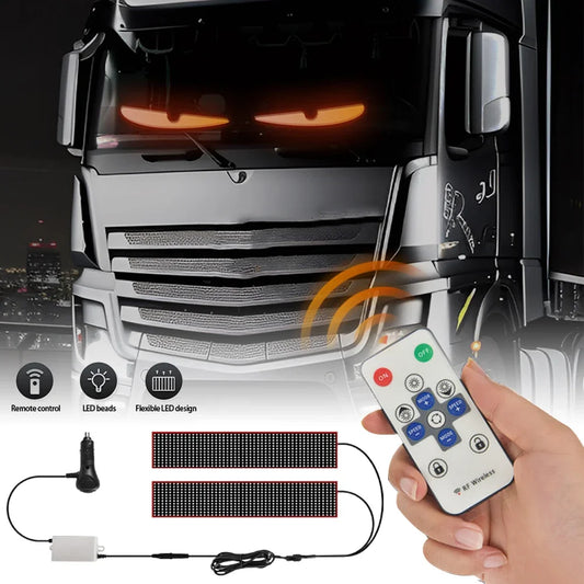 Devil‘s Eyes  Animation Display 12V 24V LED Screen Light for Car Truck Windshield