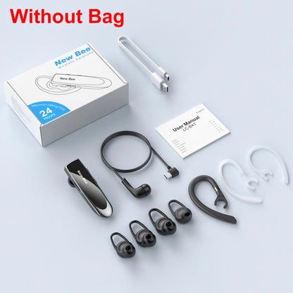 New Bee LC-B41 Bluetooth Wireless Headset V5. with Mic 24Hrs Talking Time