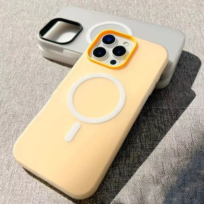 Luxury Candy Magsafe Wireless Charge Matte Phone Case For iPhone