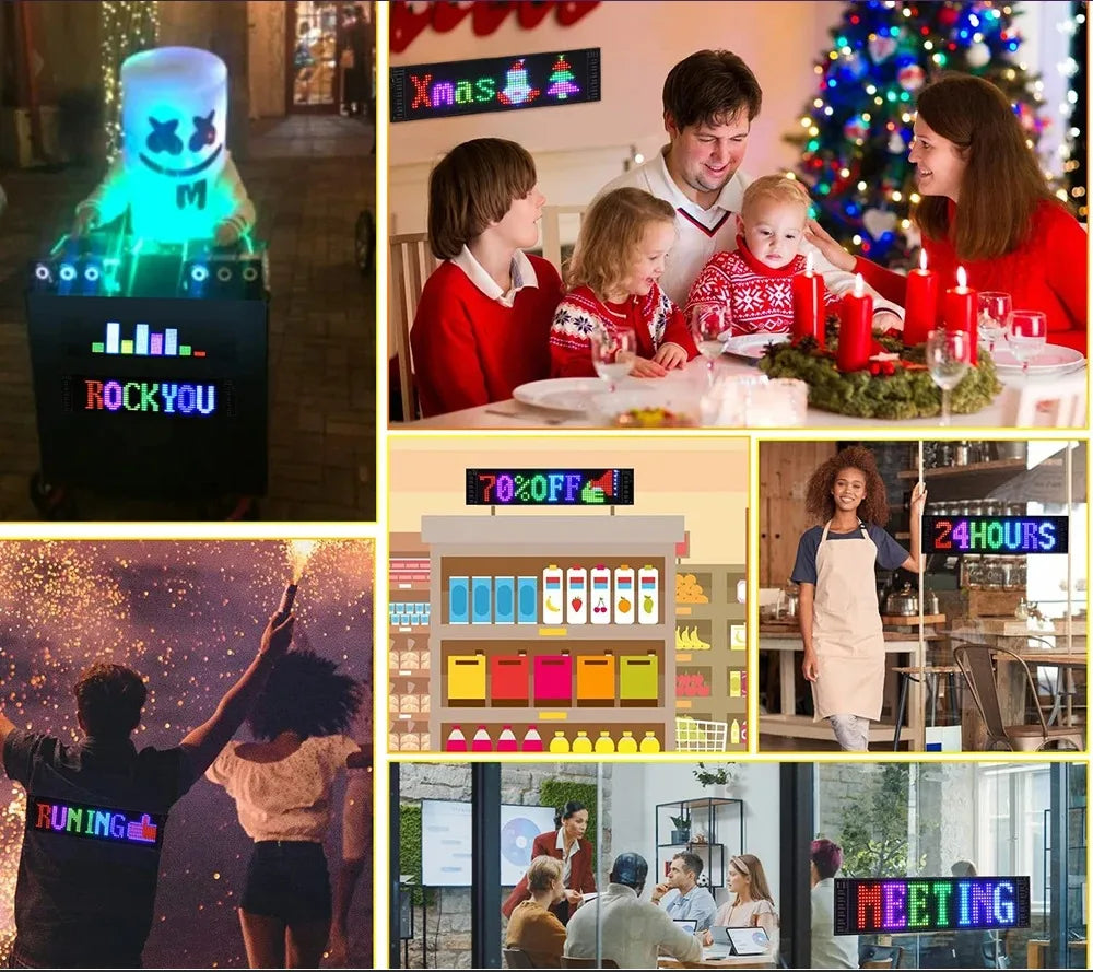 Demon Eyes Flexible LED Display for Car Truck Accessories