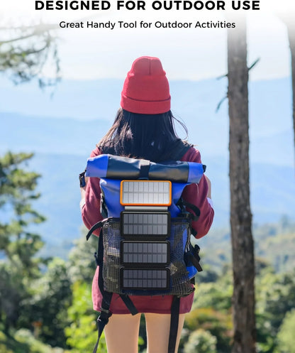 20000mAh Waterproof Solar Powerbank Outdoor Camping