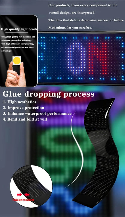 Demon Eyes Flexible LED Display for Car Truck Accessories