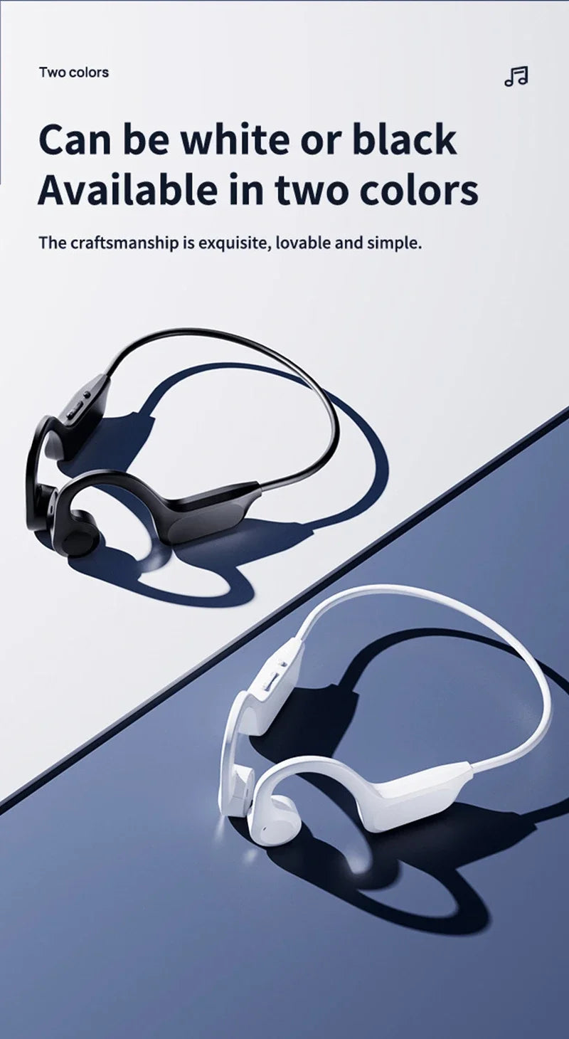 Xiaomi X7 Wireless Bone Conduction Earphone Sport Bluetooth Compatible Memory Card Digital Display With Mic For Sports Earbuds