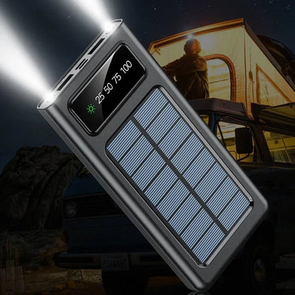 50000mAh Solar Power Bank Super Fast Charging