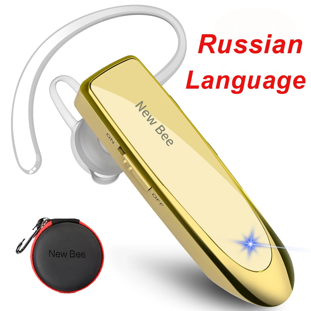 New Bee LC-B41 Bluetooth Wireless Headset V5. with Mic 24Hrs Talking Time