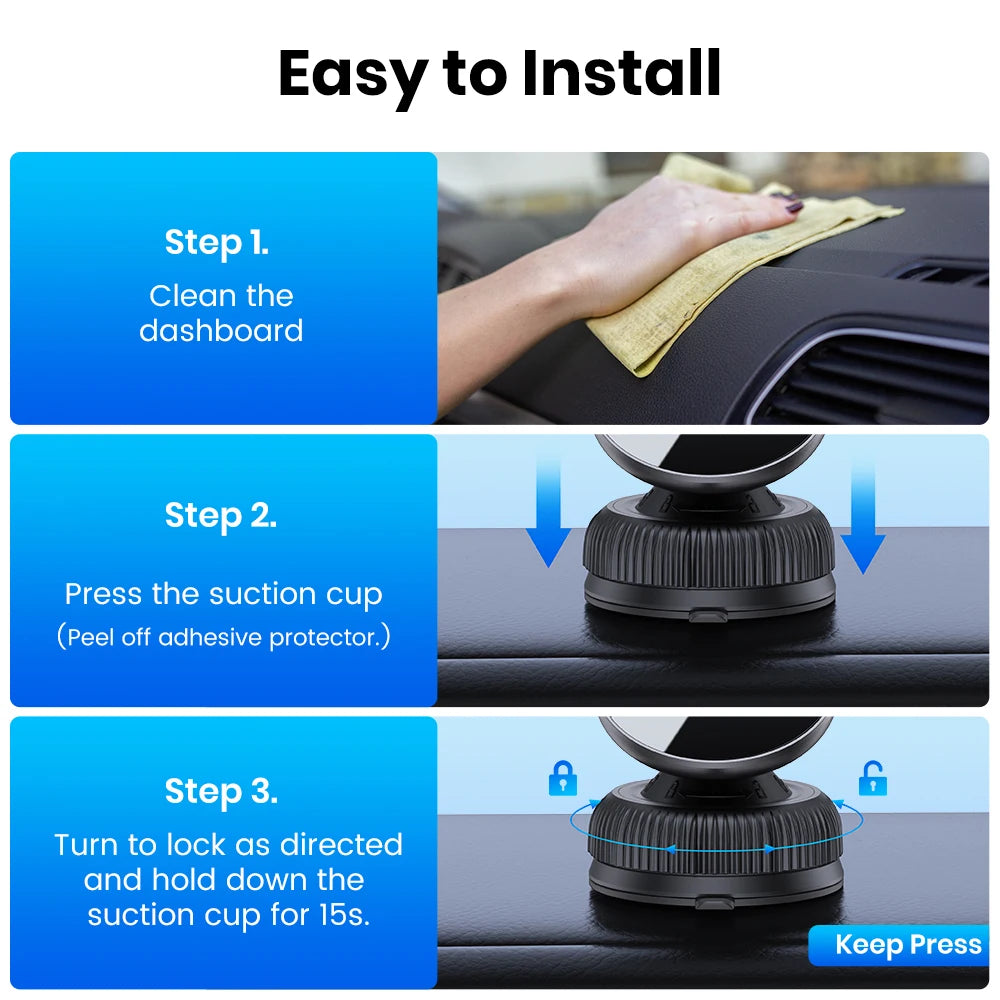 TOPK D56X For Mag-Safe Magnetic Car Phone Holder