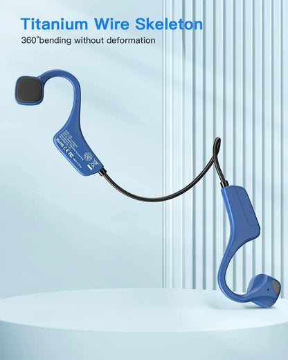 JCI Bone Conduction Headphones Titanium Lightweight