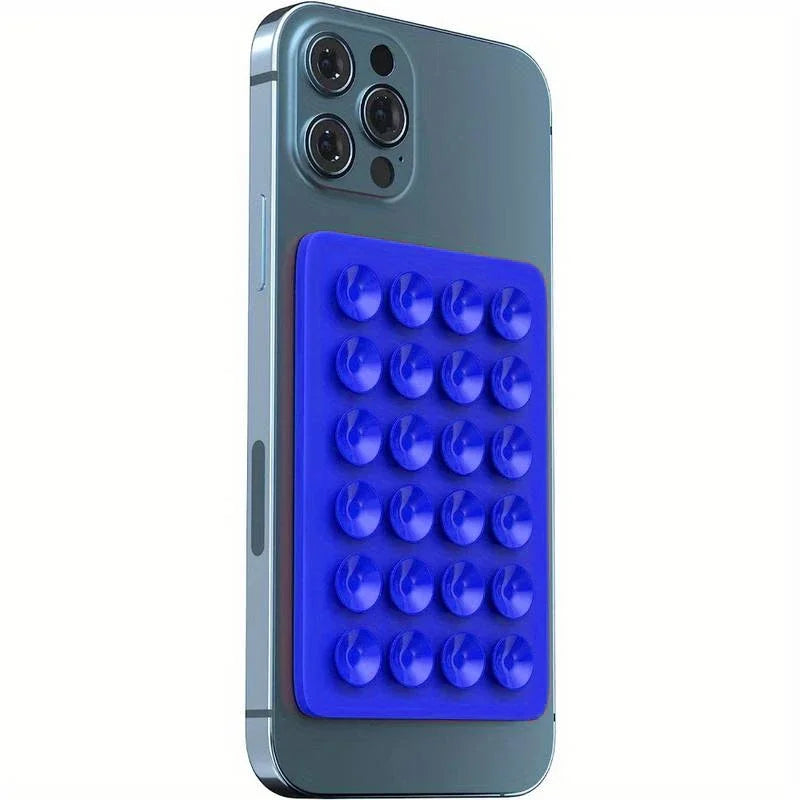 Mat Multifunctional Suction Cup Wall Stand Square Anti-Slip Single-Sided Case Mount Back Sticker