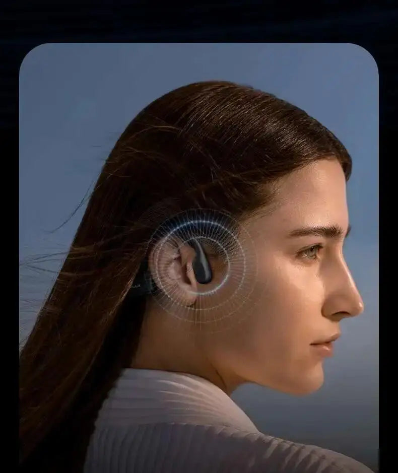 G06 Bone Conduction Bluetooth Earphones Waterproof Dual Mic Noise Reduction