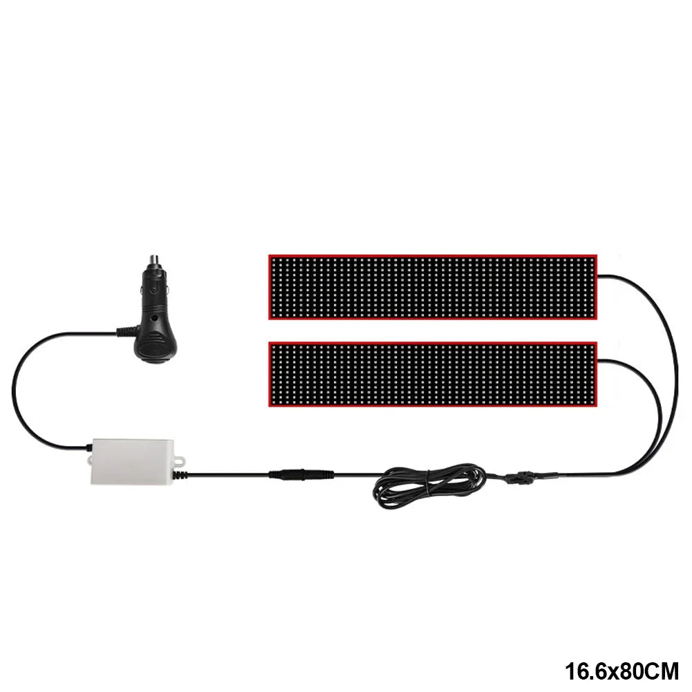 Devil‘s Eyes  Animation Display 12V 24V LED Screen Light for Car Truck Windshield