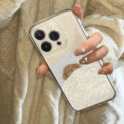 Dog Cat Couple Phone Case For iPhone