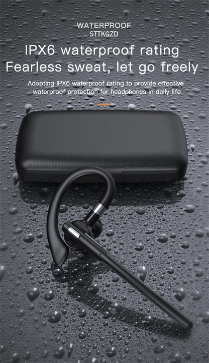 Wireless Headphones With Dual Microphone Bluetooth Earphone ENC Noise Cancelling Hands-free Headset Busines Auriculares Driving