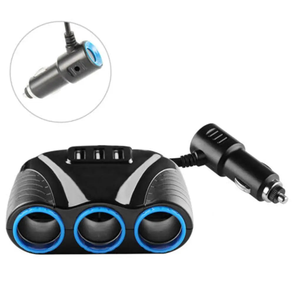 12V Splitter USB Plug Car Charger