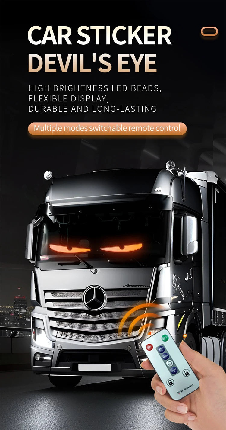 2M Devil‘s Eyes LED Matrix Panel Screen Light Remote Control