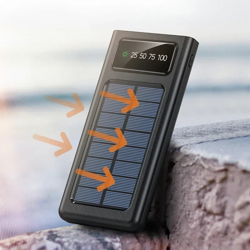 50000mAh Solar Power Bank Super Fast Charging