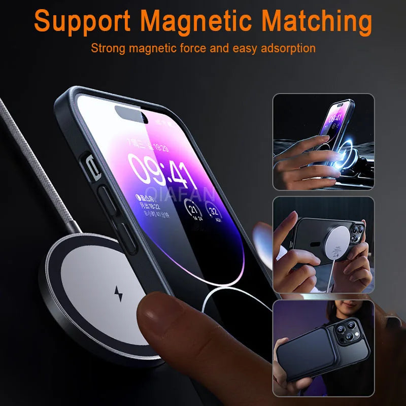 Luxury Matte Clear For Magesafe Magnetic