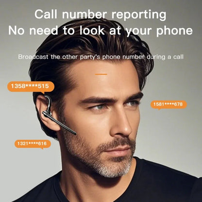 Wireless Headphones With Dual Microphone Bluetooth Earphone ENC Noise Cancelling Hands-free Headset Busines Auriculares Driving
