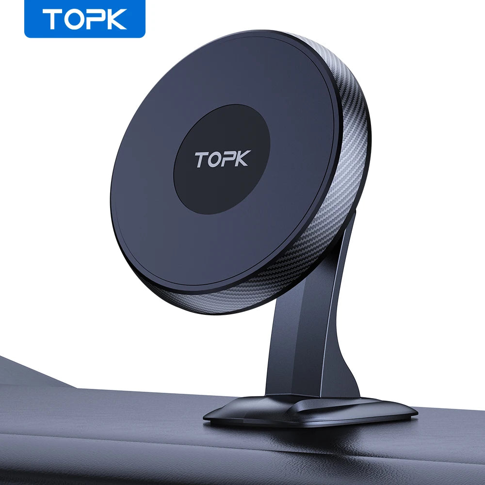 TOPK for MagSafe Car Phone Mount, Strong Magnet 360°