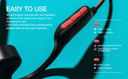 IPX8 Waterproof Bone Conduction