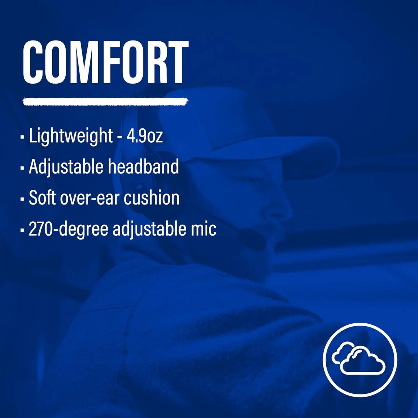 Premium Trucker Bluetooth Headset 30-Hour Talk Time