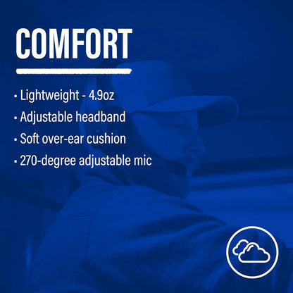 Premium Trucker Bluetooth Headset 30-Hour Talk Time